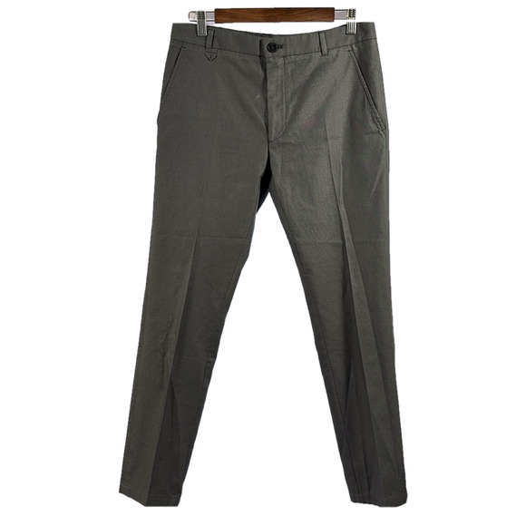 Hugo Boss Men’s Slim fit Tapered Leg Black Trousers Size 30R - Picture 1 of 6